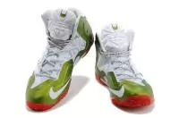 2019U lebron 11 ps elite discount hommes nike modeles enumeres blanc vert